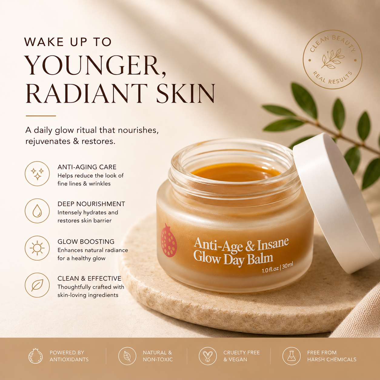Organics Anti-Age & Glow Day Balm