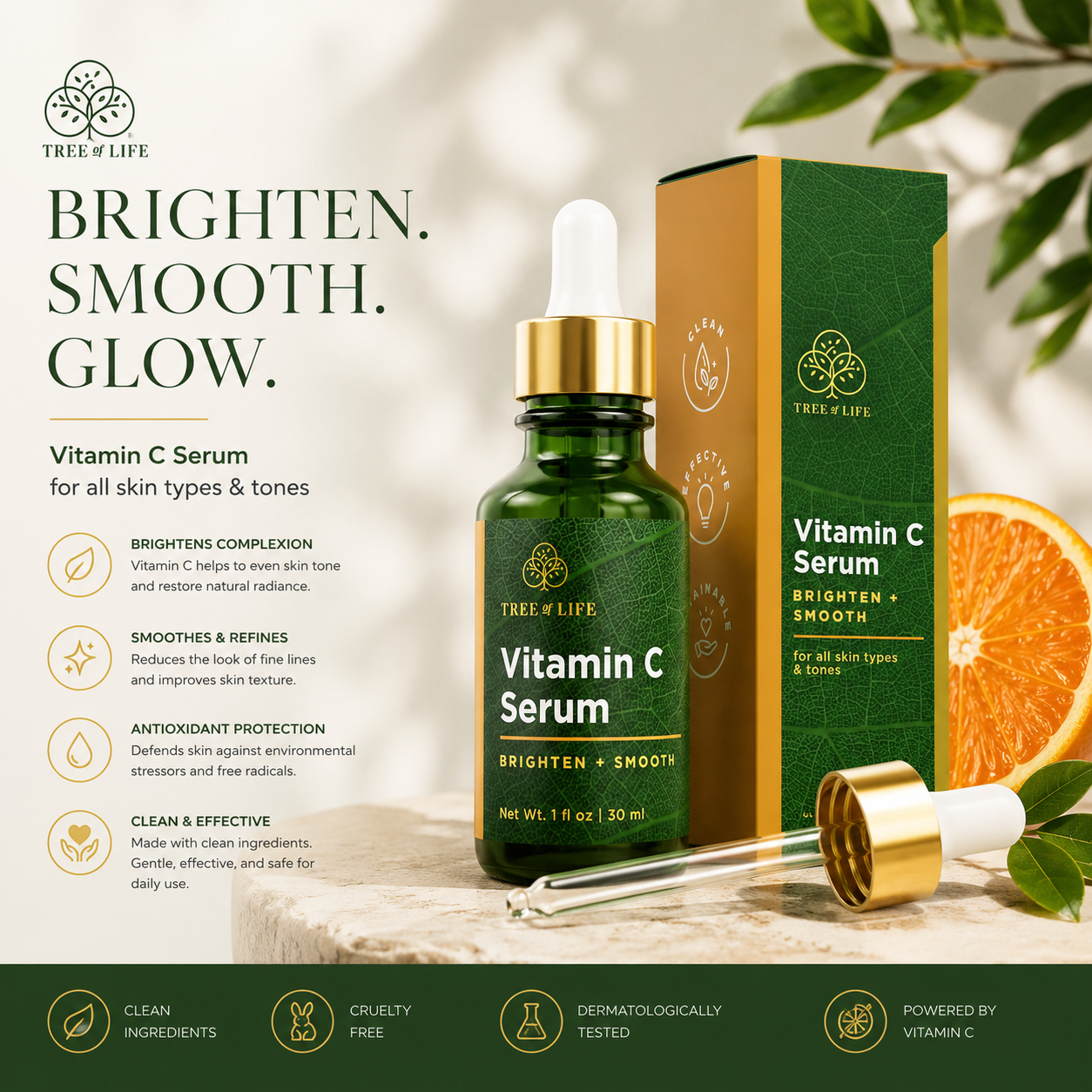 Tree of Life Vitamin C Face Serum